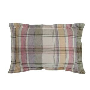 Multicolored Tartan Plaid Colorful 16×11 Rectangular Decorative Throw Pillow